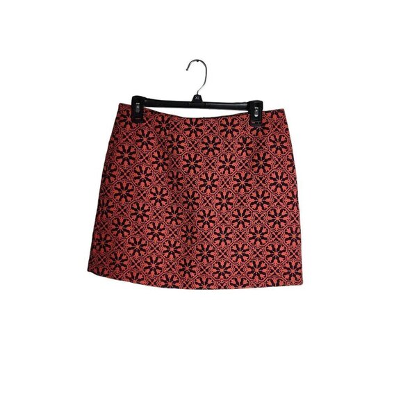 Forever 21 Floral Skirt Pink & Navy Large - Picture 1 of 4